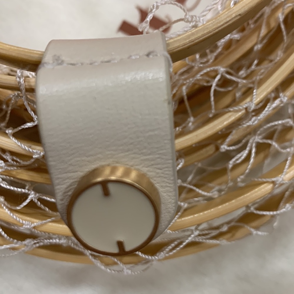 CULT GAIA ZADIE BAG IN NATURAL LUXURY DESIGNER PIECE OS - Picture 6 of 11